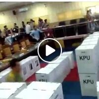 salah-video-polisi-tembak-saksi-saat-rekap-pleno-kpu