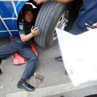 jelang-mudik-tim-gabungan-lakukan-ramp-check-bus-akap-di-pulogebang