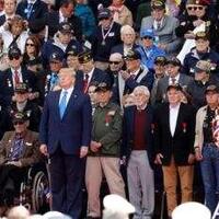 trump-dan-para-pemimpin-dunia-peringati-75-tahun--d-day--di-normandy-perancis