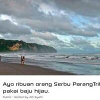 tantang-nyi-roro-kidul-5-ribu-orang-ini-nekat-ke-pantai-pakai-baju-hijau