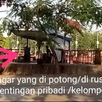 pagar-siring-menara-pandang-banjarmasin-di-rusak-diduga-untuk-kepentingan-kelompok