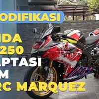 honda-cbr250-adaptasi-helm-juara-dunia-marc-marquez-racing-abis