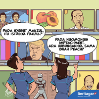 kartun-pemakzulan-trump-impeachment-jokowi