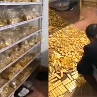gila-koruptor-di-china-timbun-135-ton-batang-emas-dalam-bunker-rumahnya