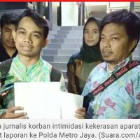 dijambak-hingga-dipukul-polisi-saat-liput-demo-4-jurnalis-melapor-ke-polda