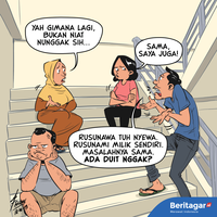 kartun-64-persen-penghuni-rusunawa-menunggak