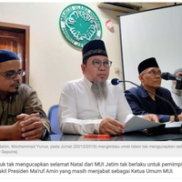 mui-jatim-imbau-umat-islam-kecuali-wapres-tak-ucapkan-selamat-natal