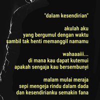 dalam-kesendirian