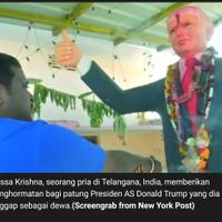 pria-india-ini-sembah-trump-sebagai-dewa-dan-buatkan-patung-untuknya