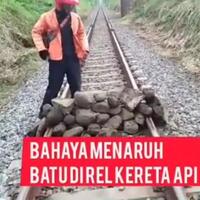viral-video-tumpukan-batu-di-atas-rel-kereta-api-pt-kai-lapor-polisi