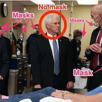 mike-pence-ignores-instruction-to-wear-face-mask-at-mayo-clinic