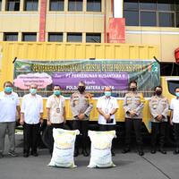 kapolda-sumut-terima-bantuan-8-ton-gula-dari-ptpn-ii