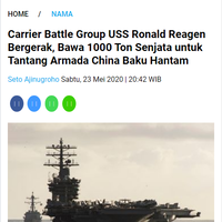 carrier-battle-group-uss-ronald-reagen-bergerak
