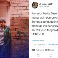 tompi-disebut-sebar-hoaks-presiden-jokowi-ikut-pembukaan-mal-di-bekasi