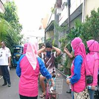 hari-sepeda-sedunia-kelurahan-sunter-jaya-bagikan-300-masker-untuk-pesepeda