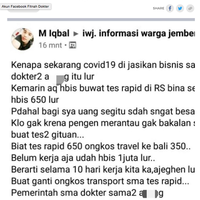 sebut-covid-19-jadi-ajang-bisnis-dokter-pemilik-akun-fb-di-jember-dilaporkan-polisi