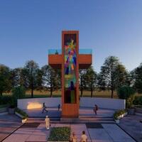 monumen-salib-di-kaki-jalan-giant-cross-lokasi-perumahan-sejahtera-land-oetalu