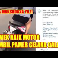 cewek-naik-motor-pamer-celana-dalam-sungguh-hal-yang-mengecrotkan