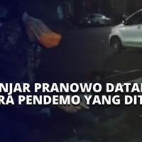 berujung-ricuh-ganjar-pranowo-datangi-pendemo-yang-ditahan