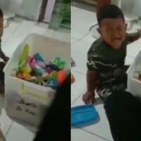 kocak-meski-menangis-bocah-ini-tetap-jawab-semongko-saat-ayahnya-bilang-tarik-sis