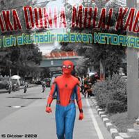 coc-reg-kalteng-ketika-spiderman-ikut-demo-di-palangka-raya-kalteng