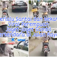 terlalu-santai-viral-perempuan-joget-joget-sambil-berkendara-di-jalan-raya