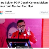 cara-sekjen-pdip-cegah-corona-makan-daun-sirih-mentah-tiap-hari