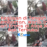 kegilaan-di-tengah-kemacetan-seorang-waria-menari-erotis-di-atas-mobil-bak-terbuka