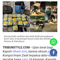 kompol-iz-didor-terciduk-bawa-sabu-16-kg-kapolda-riau-pengkhianat