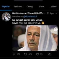ustaz-maaher-hina-habib-luthfi--cantik-pakai-jilbab--publik-murka