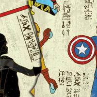 keren-ketika-super-hero-avengers-dkk-di-buat-dalam-illustrasi-hieroglif-minat-beli