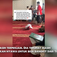 viralbocah-tertidur-saat-salat-dengan-posisi-sujud-netizen-semoga-jadi-anak-sholeh