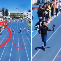 video-viral--mahasiswa--saat-meliput-lomba-lari-100m-ini-bikin-netizen-takjub