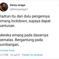 politikus-demokrat-parodikan-jokowi-sarankan-lockdown