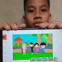 bocah-sd-animator-sempat-viral-bikin-karya-spesial-rayakan-kemerdekaan-ri