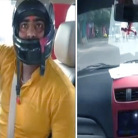 kasihan-pria-ini-ditilang-gara-gara-nyetir-mobil-enggak-pakai-helm