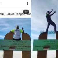 viral-pria-panjat-tugu-merbabu-sambil-berjoget--acungkan-jari-tengah-bikin-geram