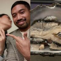 lamarannya-unik-bam-mastro-lamar-kallula-dengan-cincin-berlian-dalam-kerang