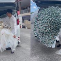 pengantin-pria-ini-bawa-buket-uang-sebesar-rp68-juta