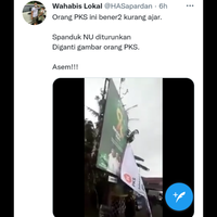 spanduk-nu-diturunkan-diganti-baliho-kader-pks-netizen-kurang-ajar