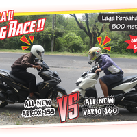 adu-drad-vario-160cc-vs-aerox-155cc-laga-persahabatan