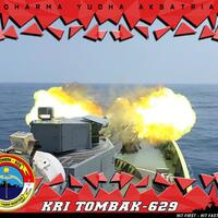 kri-tombak-629-sukses-uji-coba-penembakan-meriam-a-220m-buatan-rusia-di-laut-jawa