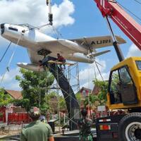 f-86-avon-sabre-kini-jadi-koleksi-baru-museum-peta-di-kota-blitar