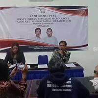 unisri-solo-rilis-survei-2-tahun-pemerintahan-gibran---teguh-96--warga-mengaku-puas