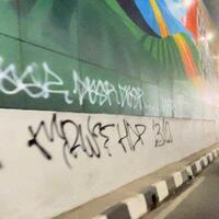 miris-beberapa-bulan-diresmikan-underpass-dewi-sartika-depok-dicorat-coret