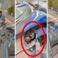honda-vario-125-patah-rangka-saat-angkut-semen-banjir-komentar-netizen