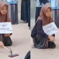 ketahuan-bawa-hp-santriwati-ini-dipaksa-hancurkan-hp-nya-sendiri-gak-ada-cara-lain