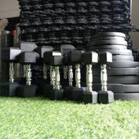 dijual-dumbell-rubber-hexagonal