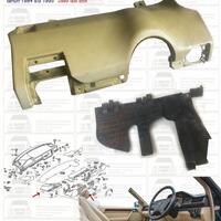 cover-bawah-stir-original-beige-mercedes-benz-w124-e200-e230-e300