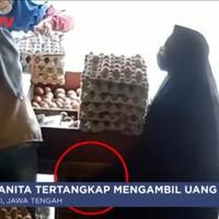 berita-viral-cctv-rekam-perempuan-kenakan-jilbab-ambil-dompet-di-laci-kios-telur